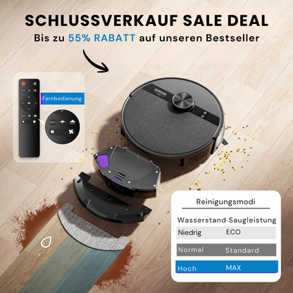 HOME BUDDY –  3 in 1 Saugroboter mit Wischfunktion